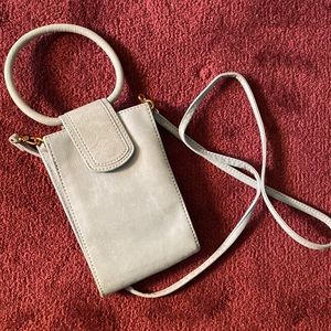 Hobo Sable Ring Wristlet Baby Blue Crossbody Bag
